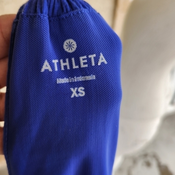 Athleta  Hi Low‎ Maxi Blue Dress. Perfect for summer!Built in bra with pads - Picture 6 of 6